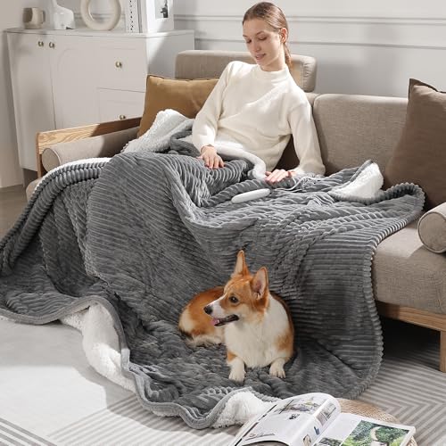 Heated Blanket King Size Heating Blanket Dual Controls Machine Washable - color: Light Gray, size: King(100"x90")