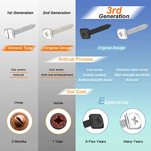 Barn Door Lock, Fence Gate Lock, Double Sided Gate Latch, Gate Lock for Wodden Garage Door, Supplied with 5 Keys, Work with 2.75" Wooden Vinyl Metal Gate, for Right & Left Door - size: 2.75 inches