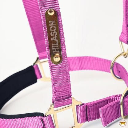HILASON Western Safety Horse Halter Comfortable and Flexible | Nylon Halters Adjustable Cute