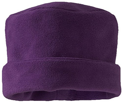 Screamer Women's Fleece Rollup Beanie - color: Eggplant