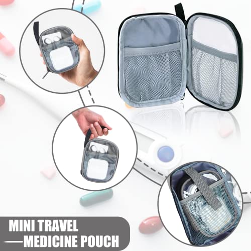 GDNasist Medicine Storage Bag, Medical Bag Pill Bottle Organizer Empty - color: Grey