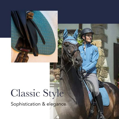 LeMieux Cotton Dressage Square - Grey - Large