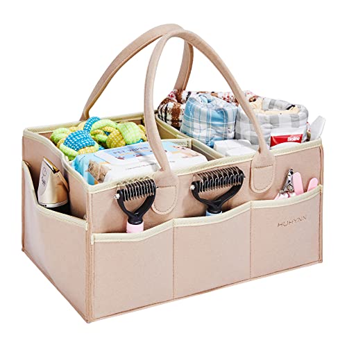 Pet Grooming Tote Bag, Dog Grooming Supplies Organizer Bag, Dog Grooming Bag for Travel Outdoor(BAG ONLY) (Khaki) - color: Khaki