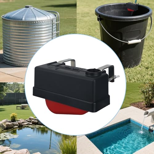 2pcs Stock Water Tank Float Valve, Automatic Water Trough Float Valve Level Control for Autofill Livestock Waterer Pond Pools Hydroponics Aquarium