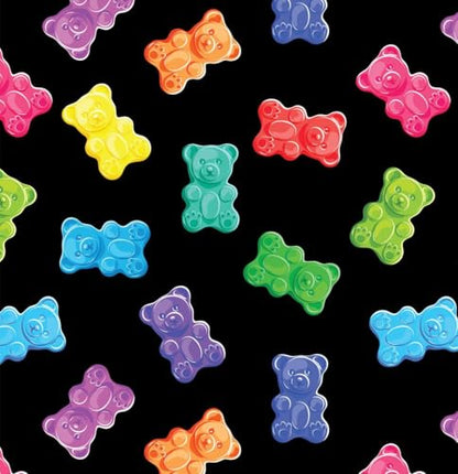 Gummy Bears 1200 Denier Waterproof Adjustable Neck Turnout Sheet - size: 93