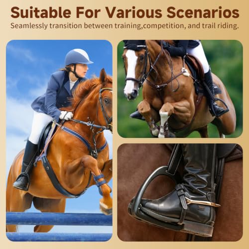 Kids Western Stirrups with Adjustable Nylon Straps
