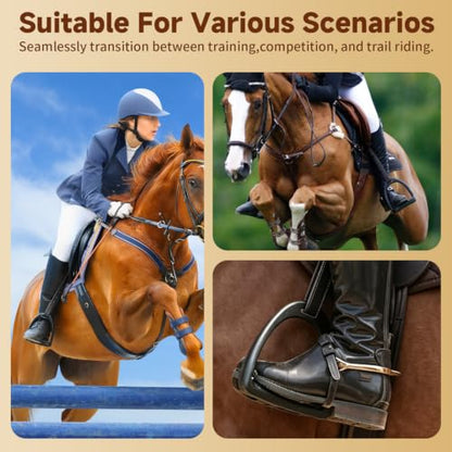 Kids Western Stirrups with Adjustable Nylon Straps