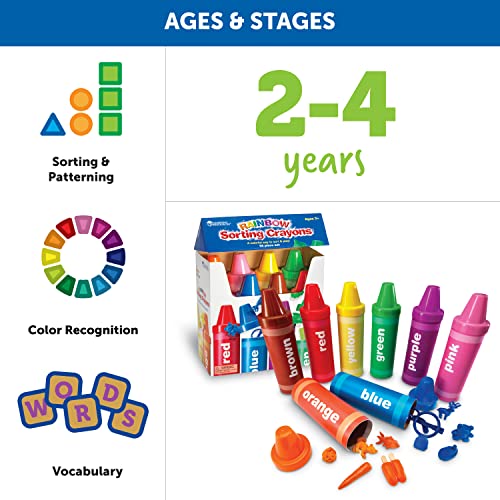 Learning Resources Rainbow Sorting Crayons