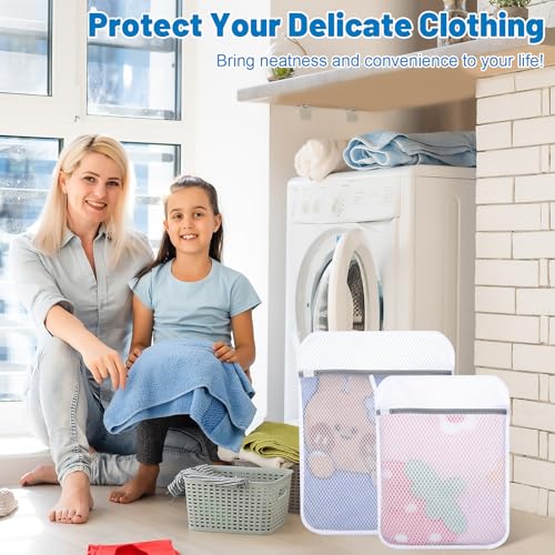 3-Pack Durable Honeycomb Mesh Laundry Bags for Delicates, M + L + XL - color: 120gsm Honeycomb Mesh, size: S+M+L