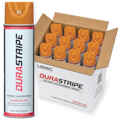 Inverted Utility Marking Spray Paint 18oz (Orange) - color: Orange