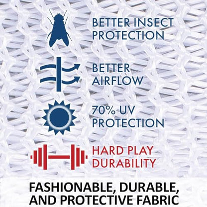 Schneiders Dura-Mesh Designer Fly Horse Masks | Fun Patterns & 70% UV Protection | Durable 1000D Mesh with Ear Coverage & Fleece Comfort - color: Pirate, style: Pirate