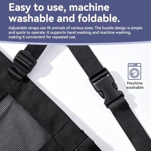 Calf Sling for Weighing Animals, 300 lb Livestock Animal Weighing Sling | Dual-Reinforced Safety Straps, Heavy-Duty, Washable Design For Calves, Lambs, Goats and Small Livestock