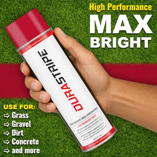 Athletic Field Marking Paint (Red) 12-18oz Cans Per Case - color: Red