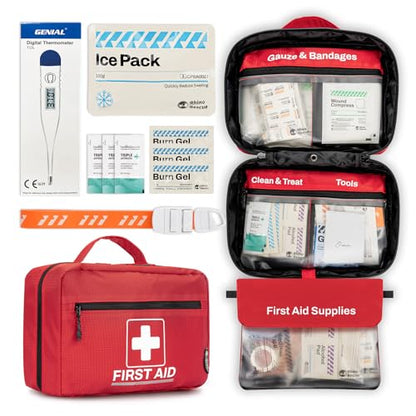 RHINO RESCUE Bundle - Pet First Aid Kit+ First Aid Kit for Home