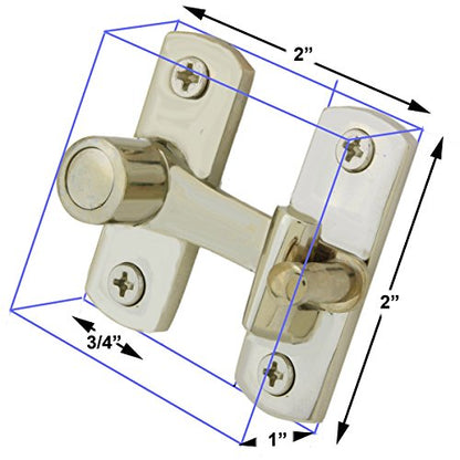 Cabinetry Cupboard Door Latch Catch Polished Nickel Renovator's Supply Manufacturing - color: Polished Nickel Finish