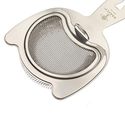 Barfly Fine Mesh Spring Strainer, Stainless Steel - color: Stainless Steel