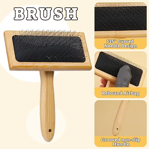 2 Pcs Large 6.1" x 4.8"Wooden Hand Wool Carders for Needle Felting - color: Wooden Wool Carders