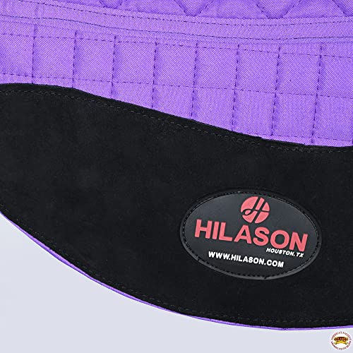 HILASON Western All Purpose Horse English Saddle Pad | All-Purpose - color: Purple