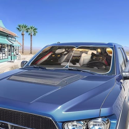 Fashion Cats Car Sun Shade for Windshield Foldable Sunshade Front Window Cover Sun Visor Heat and UV Rays That Keeps Vehicle Cool Universal Vehicle Accessories 28.5 x 25.5 inches - color: Fashion Cats