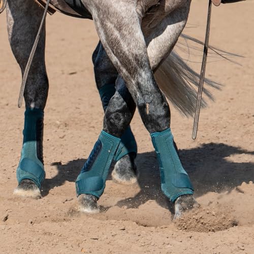 Classic Equine Legacy2 Support Boots, Front, Dragonfly Green, Small - color: Dragonfly Green, size: Small