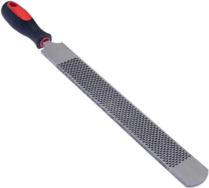 T12 Carbon Steel Horse Hoof Rasp - 14" Professional Farrier Tool with Non-Slip Rubber Handle for Horse/Goat/Cow/Donkey/Animal Hooves (14 inch) - color: 14 inch