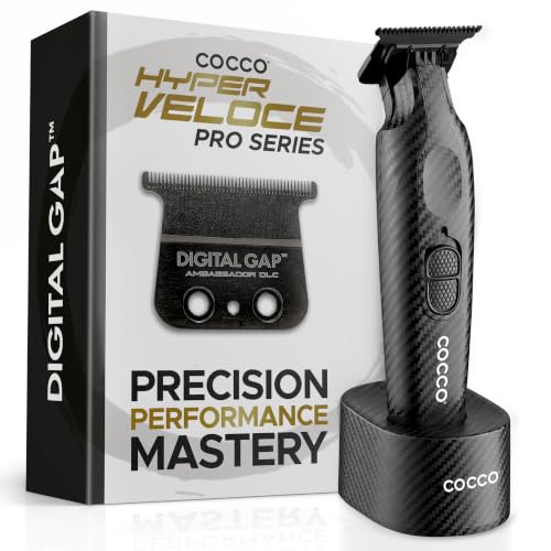 Cocco Hyper Veloce Pro Trimmer, Digital Gap Graphene Blade Edger - color: Carbon Fiber
