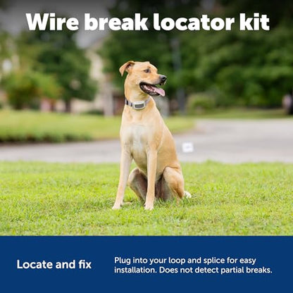 PetSafe Wire Break Locator for In-Ground Pet Fence Systems | Dual Tone and Light Indicators Pinpoint Boundary Wire Breaks, Includes 50 ft Wire, Stakes, Splice Capsules.