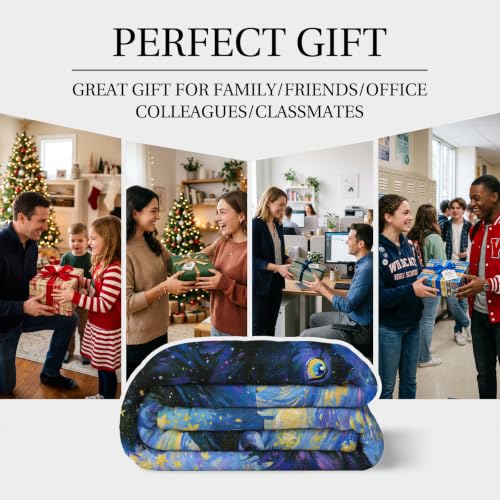 Jekeno German Shepherd Gifts Blanket Starry Night Dog Blanket - color: German Shepherd, size: 50x60 Inch