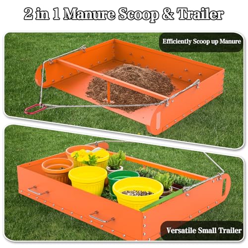 Pasture Manure Scoop Manure Fork ATV Rake