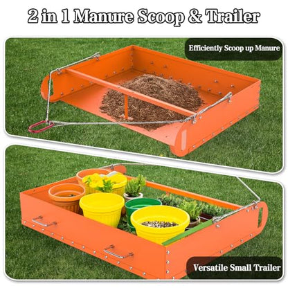 Pasture Manure Scoop Manure Fork ATV Rake