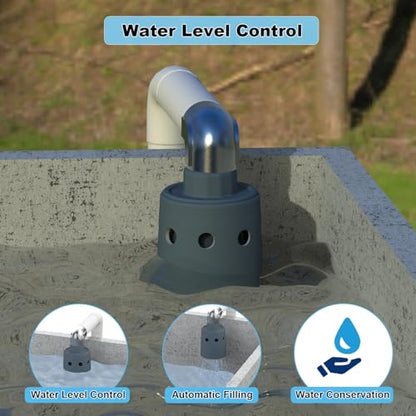 Water Tank Float Valve, One-inch Valve,Used to Control Water Level, Sturdy Nylon Resin Sink Float Valve, Used in Water Storage Tanks, Livestock Sinks, Fish Ponds, Etc.