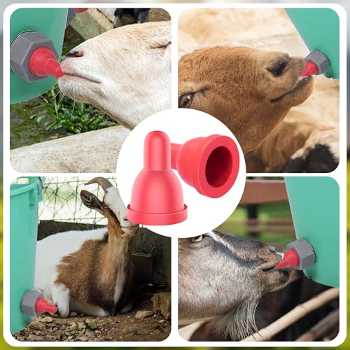 12Pcs Sheep Goat Lamb Milk Nipples Soft Rubber Pacifier - size: 12PCS Lamb pacifier