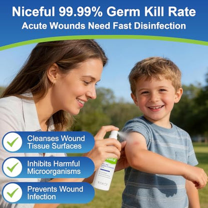 First Aid Antiseptic Spray Sting-Free Wound Cleanser 2.7fl oz(Pack of 2) - size: 2.7 Fl Oz(Pack of 2)