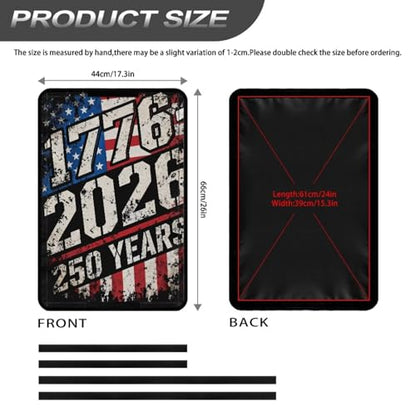 RV Entry Door Window Sunshade Thickened Camper Trailer Door Window Cover Camper Privacy Entrance Sun Blackout 17.3"x 26"-250th Anniversary of the United States - color: 250th Anniversary of the United States