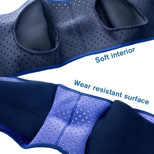Coodeo Dog Recovery Sleeves, Cone Collar Alternative, Abrasion Resistant Dog Recovery Suit, Washable 2.5mm Thick and Waterproof, Pet Wounds Prevent Licking, Biting (Purple, S) - color: Purple, size: S