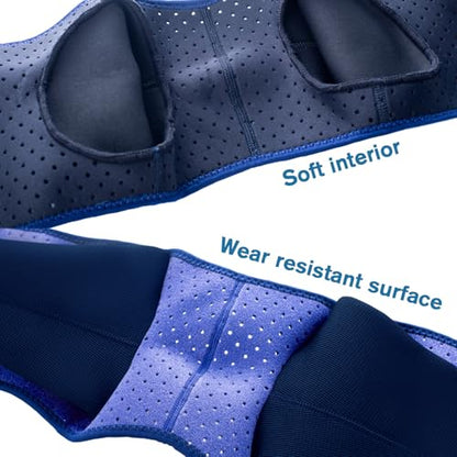 Coodeo Dog Recovery Sleeves, Cone Collar Alternative, Abrasion Resistant Dog Recovery Suit, Washable 2.5mm Thick and Waterproof, Pet Wounds Prevent Licking, Biting (Purple, L) - color: Purple, size: L