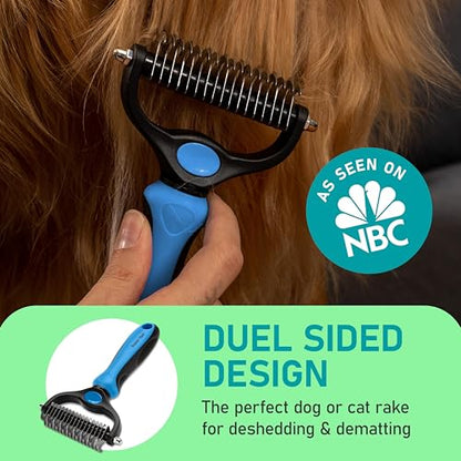 Maxpower Planet Pet Grooming Rake and Dematting Comb, Pet Pro - color: C - Rake and Comb Kit (Best Value), size: Large