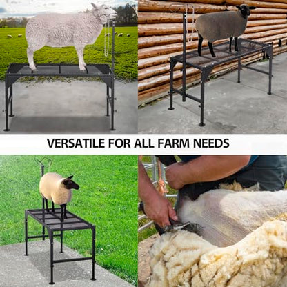Metal Livestock Stand, Sheep Livestock Stand 50“ x 22.8" - size: 50“ x 22.8"