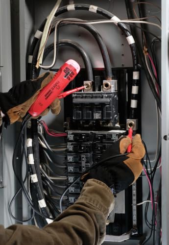 Gardner Bender GVT-392 Vibrating Solenoid Voltage Tester, 120 - 480 V AC/DC and DC Polarity, Neon - style: Solenoid Voltage