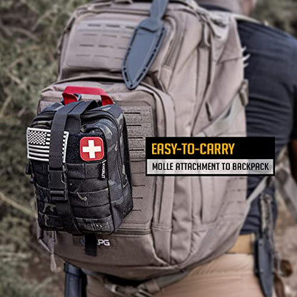 EVERLIT 250 Pcs Survival First Aid Kit - color: Camo