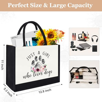 GevGuxLuo Tote Bag for Women Animal Lover Bag Gift for Women - color: Dogs
