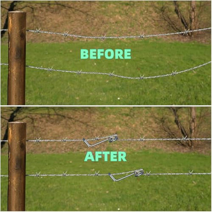 20 PCS Fence Wire Tighteners for Wire Fence Farm Garden