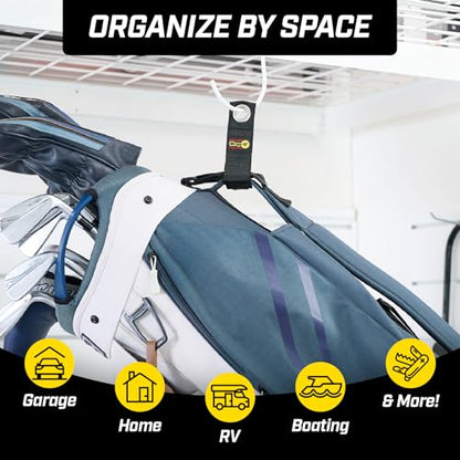 Heavy-Duty Wrap-It Storage Straps, 10-inch (6 Pack) - size: 10" (6-Pack)