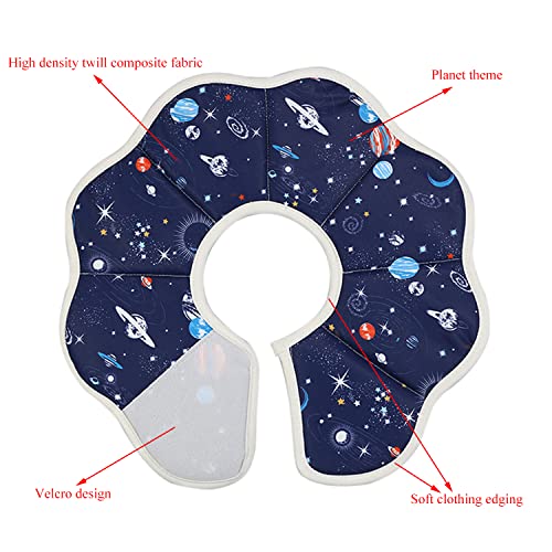 Soft Cat Cone, Adjustable Recovery Collar After Surgery to Prevent Licking Wound, Protective Cat Neck Cone, Comfortable Pet Elizabethan Collar for Cats Kittens and Puppies (L) - size: L (Neck: 11.6-13.9 in)
