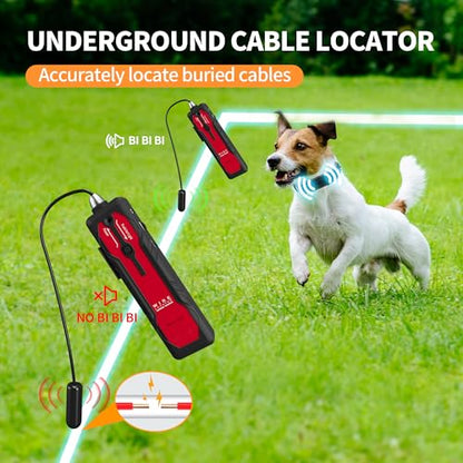 Underground Wire Locator for Pet Fence & Cable Detection