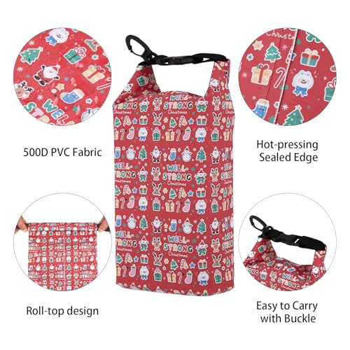 Waterproof First Aid Kit for Boat Marine Roll Top Dry Bag Christmas - color: Ws011-christmas