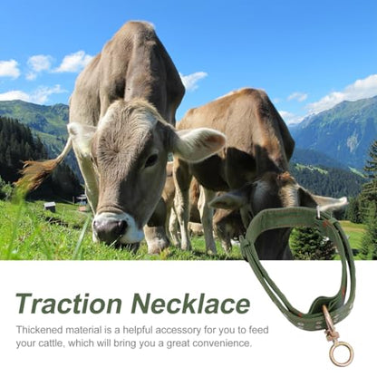 POPETPOP Adjustable Cow Collar, 51 Inch Thickened Nylon Cattle Neck Collar