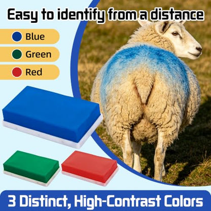 Replacement Marking Crayon Blocks for Ram Breeding Harness (Blue) - color: Blue