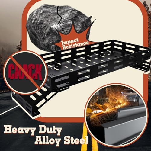 TOPOWN Heavy Duty UTV Overbed Cargo Rack with Adjustable Mounting Brackets