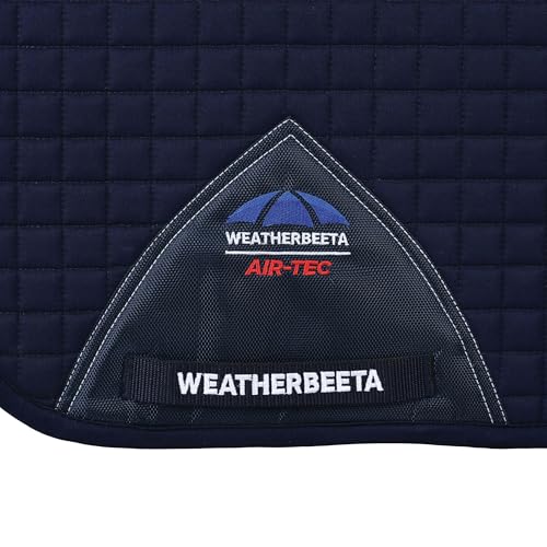 WeatherBeeta Prime Air-Tec Dressage Saddle Pad - color: Navy, size: Large